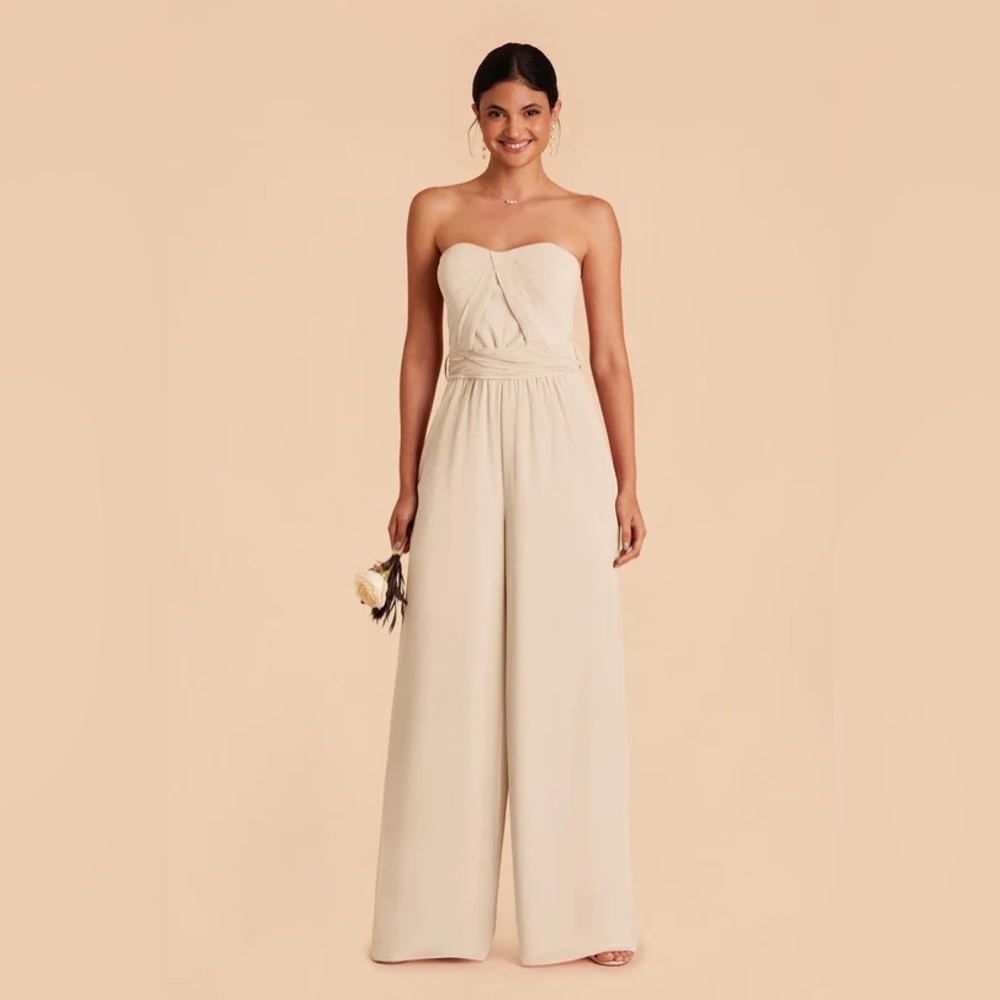 Birdy Grey Convertible Jumpsuit Champagne. Size M